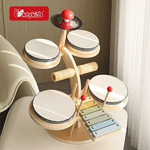 Factory OEM Education Music Kit Wooden Musical Instrument Toys for Kids W07J055